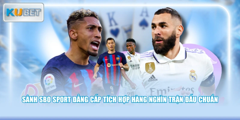 Sảnh SBO Sport đẳng cấp tích hợp hàng nghìn trận đấu chuẩn